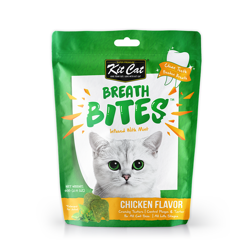 Kit Cat Breath Bites Cat Treat Chicken 60g