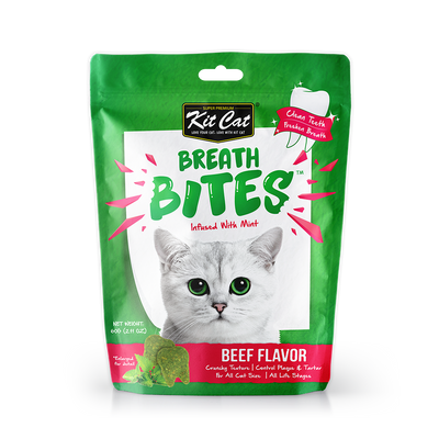 Kit Cat Breath Bites Cat Treat Beef 60g