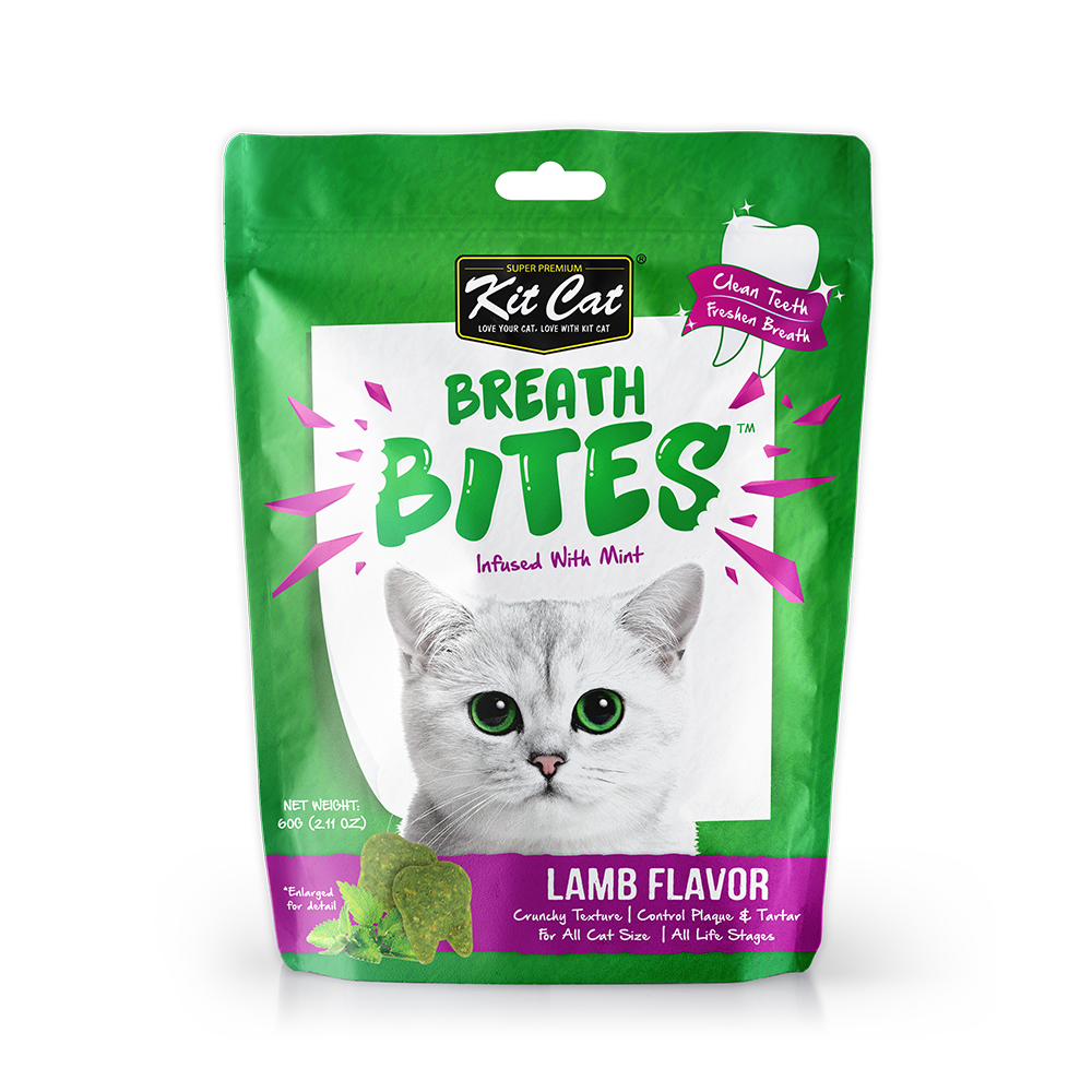 Kit Cat Breath Bites Cat Treat Lamb 60g