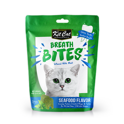 Kit Cat Breath Bites Cat Treat Seafood 60g