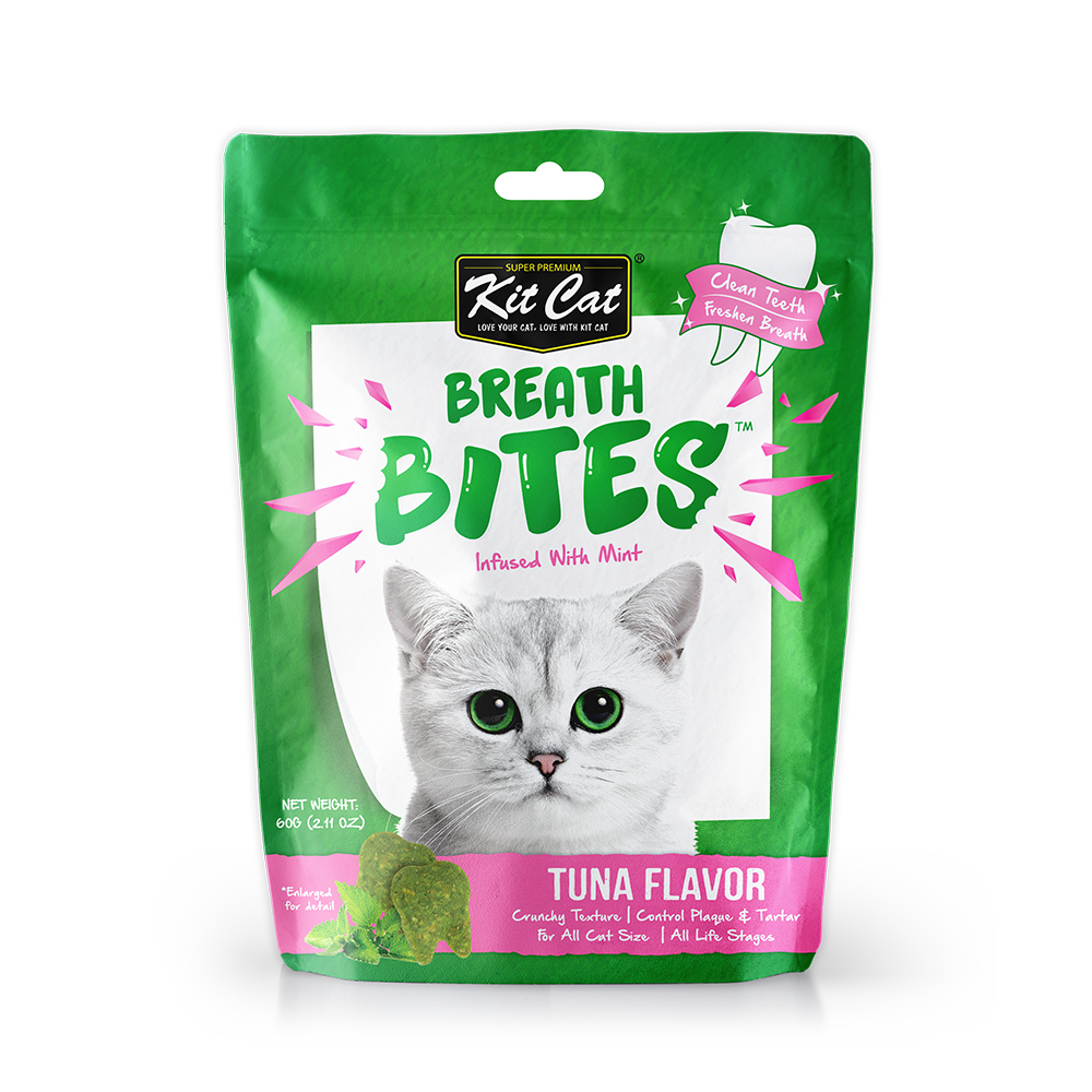 Kit Cat Breath Bites Cat Treat Tuna 60g