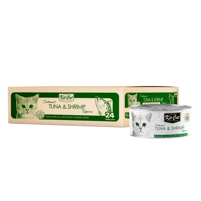 Kit Cat Cat Wet Food Topper Deboned Tuna & Shrimp
