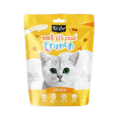 Kit Cat Kitty Crunch Cat Treat Chicken Flavor 60g