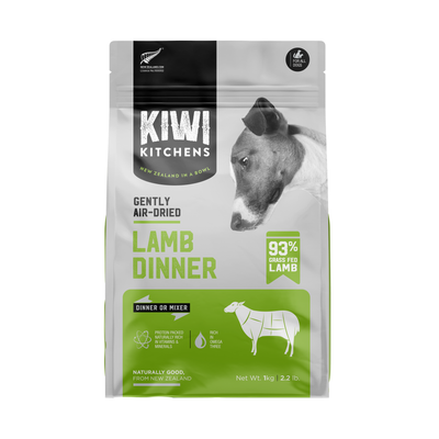 KIWI KITCHENS Air Dried Dog Dry Food Lamb Dinner 1Kg