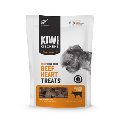 KIWI KITCHENS Freeze-Dried Dog Treats Beef Heart