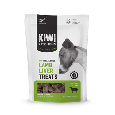 KIWI KITCHENS Freeze-Dried Dog Treats Lamb Liver