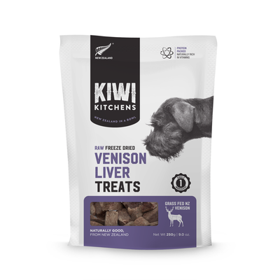 KIWI KITCHENS Freeze-Dried Dog Treats Venison Liver