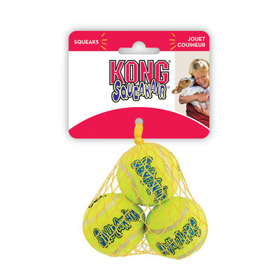 KONG Dog Toy Airdog Squeaker Balls XS 3PK