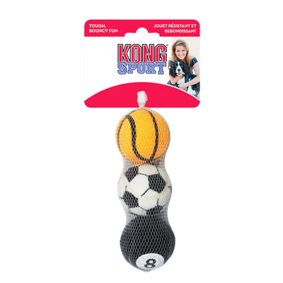 KONG Dog Toy Airdog Sport Balls Medium 3PK