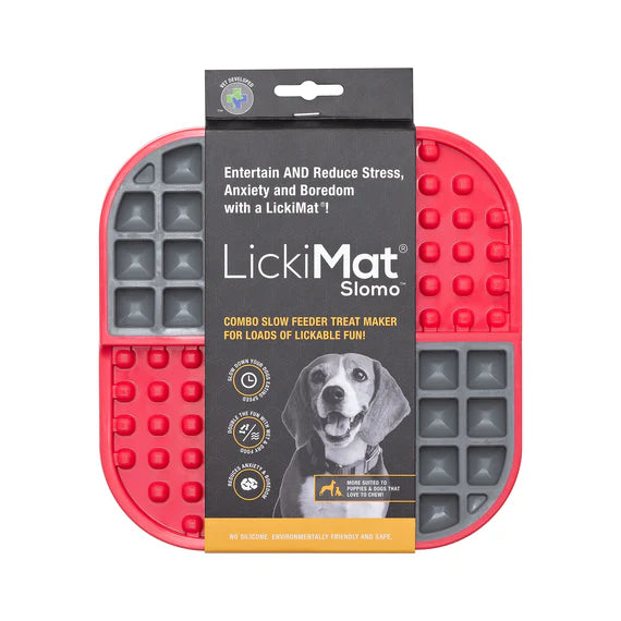 LICKIMAT Dog Bowl Slomo Combo Slow Dog Feeder