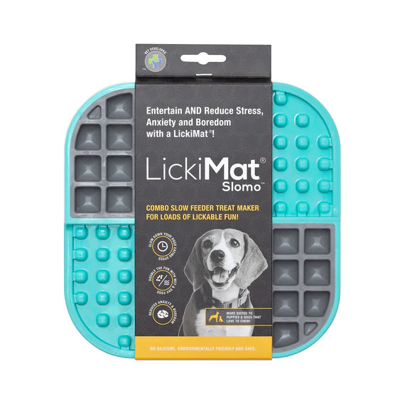 LICKIMAT Dog Bowl Slomo Combo Slow Dog Feeder