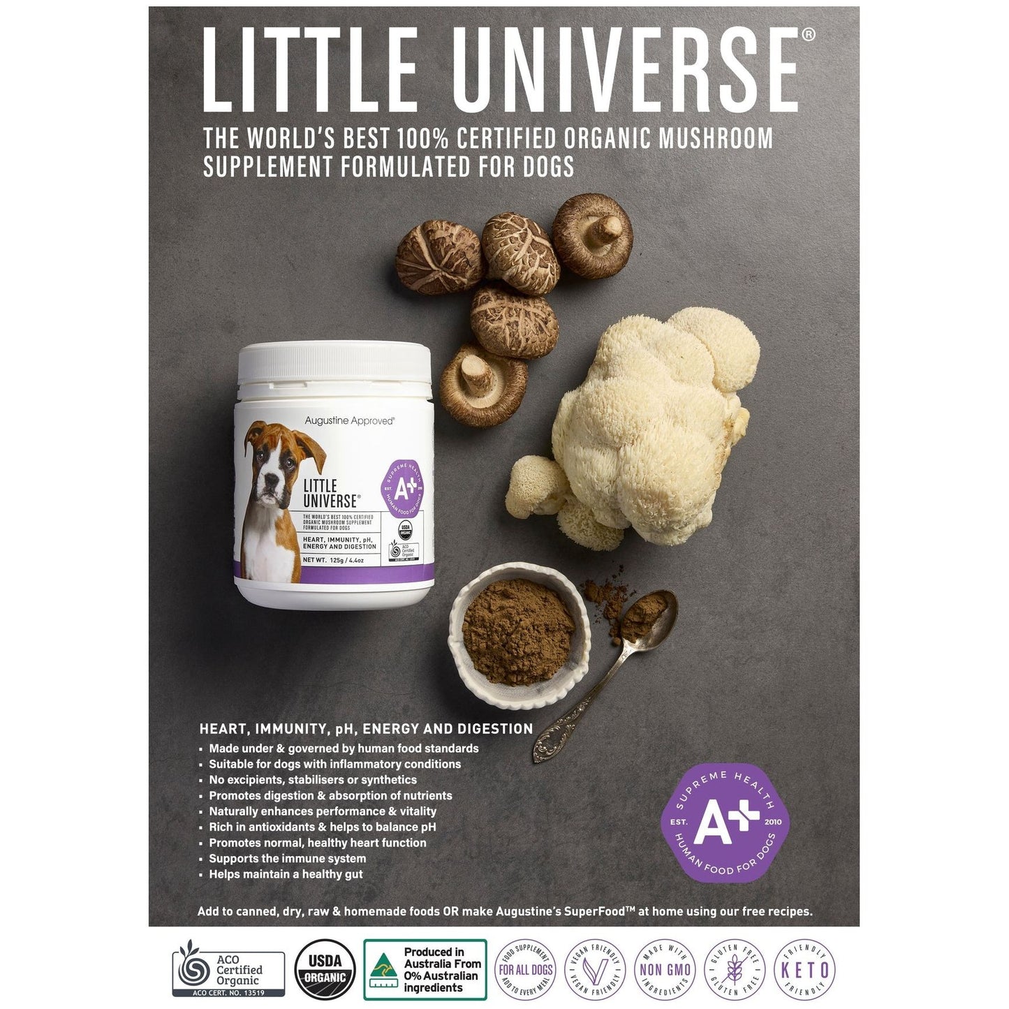 AUGUSTINE APPROVED Little Universe - Mushroom Supplement