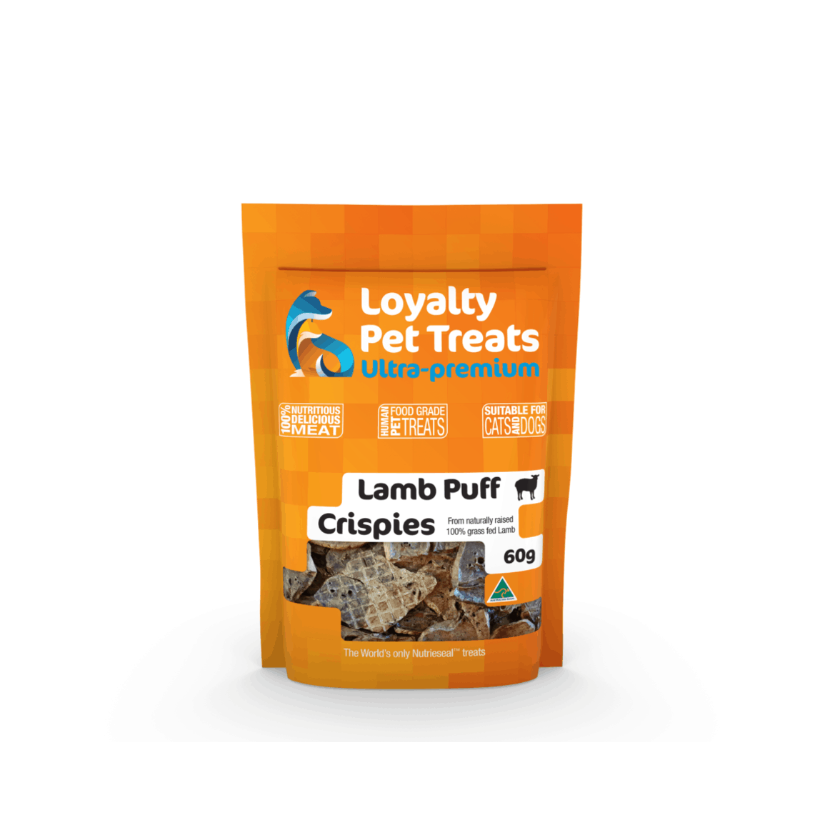 Loyalty Pet Treats - Lamb Puff Crispies 60g
