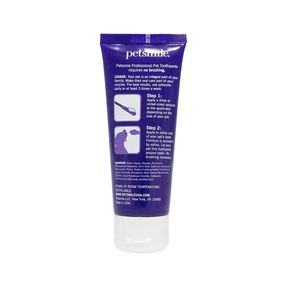 PETSMILE Professional Pet Toothpaste - London Broil Flavor