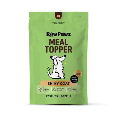 Raw Pawz Meal Topper - Shiny Coat Essential Greens 90g