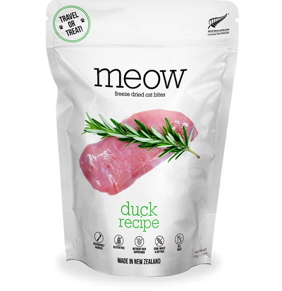 The New Zealand Natural Meow Freeze Dried Cat Food Duck