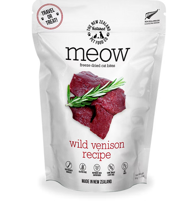 The New Zealand Natural Meow Freeze Dried Cat Food Wild Venison