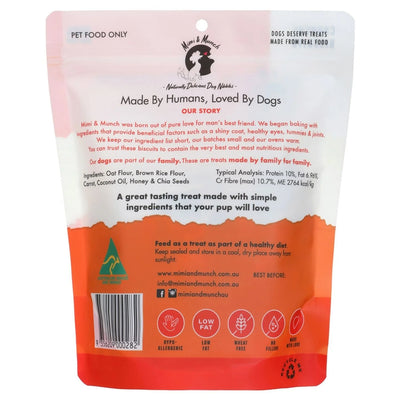 Mimi and Munch Carrot Cupcake Dog Biscuits Dog Treats