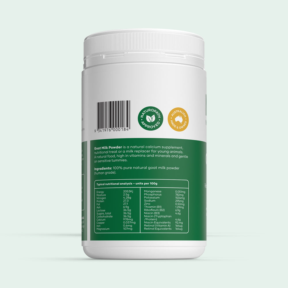 NAS Natural Animal Solutions - Goat Milk Powder 400g