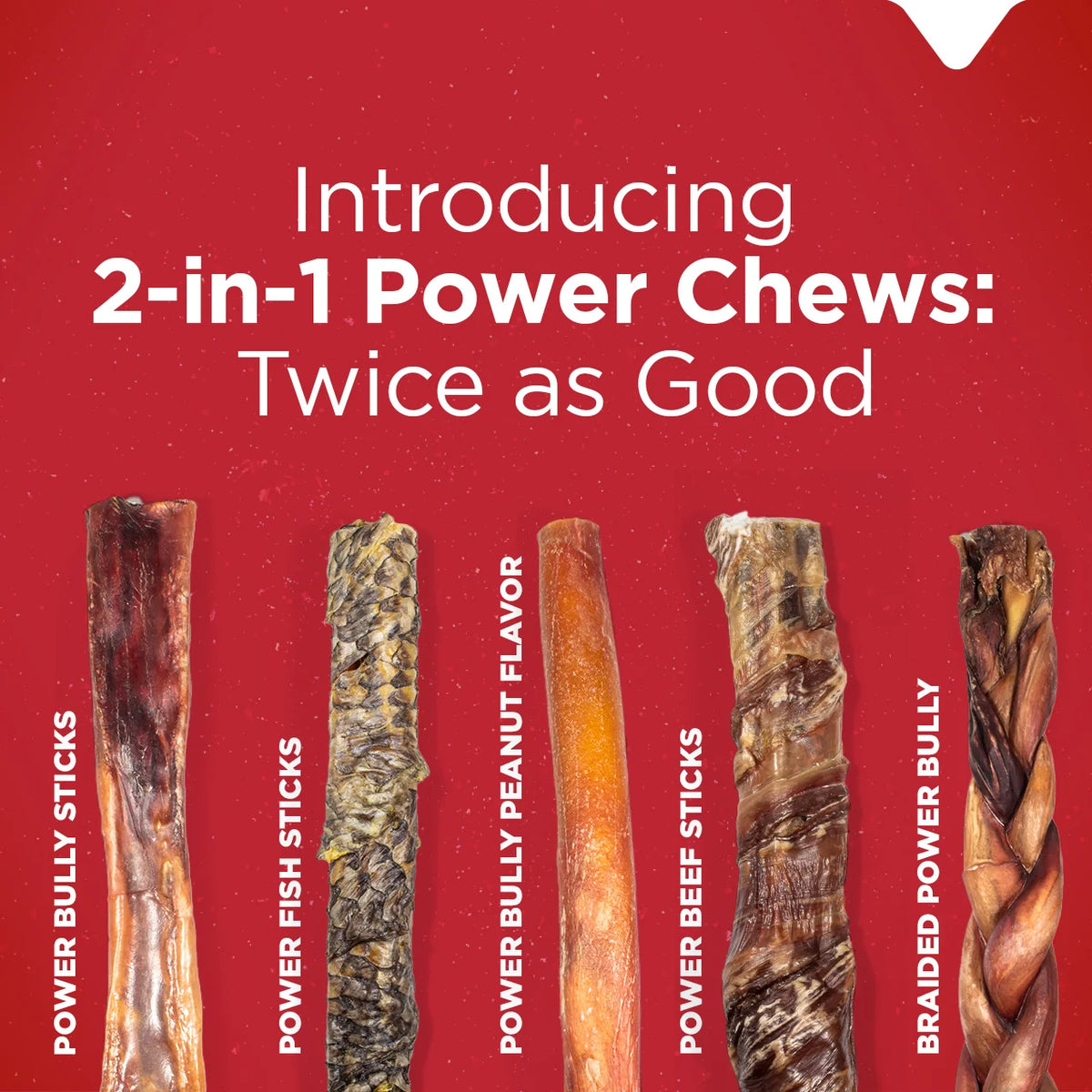 Natural Farm Dog Treat 6" Standard Power Bully Stick 15cm 5Pack