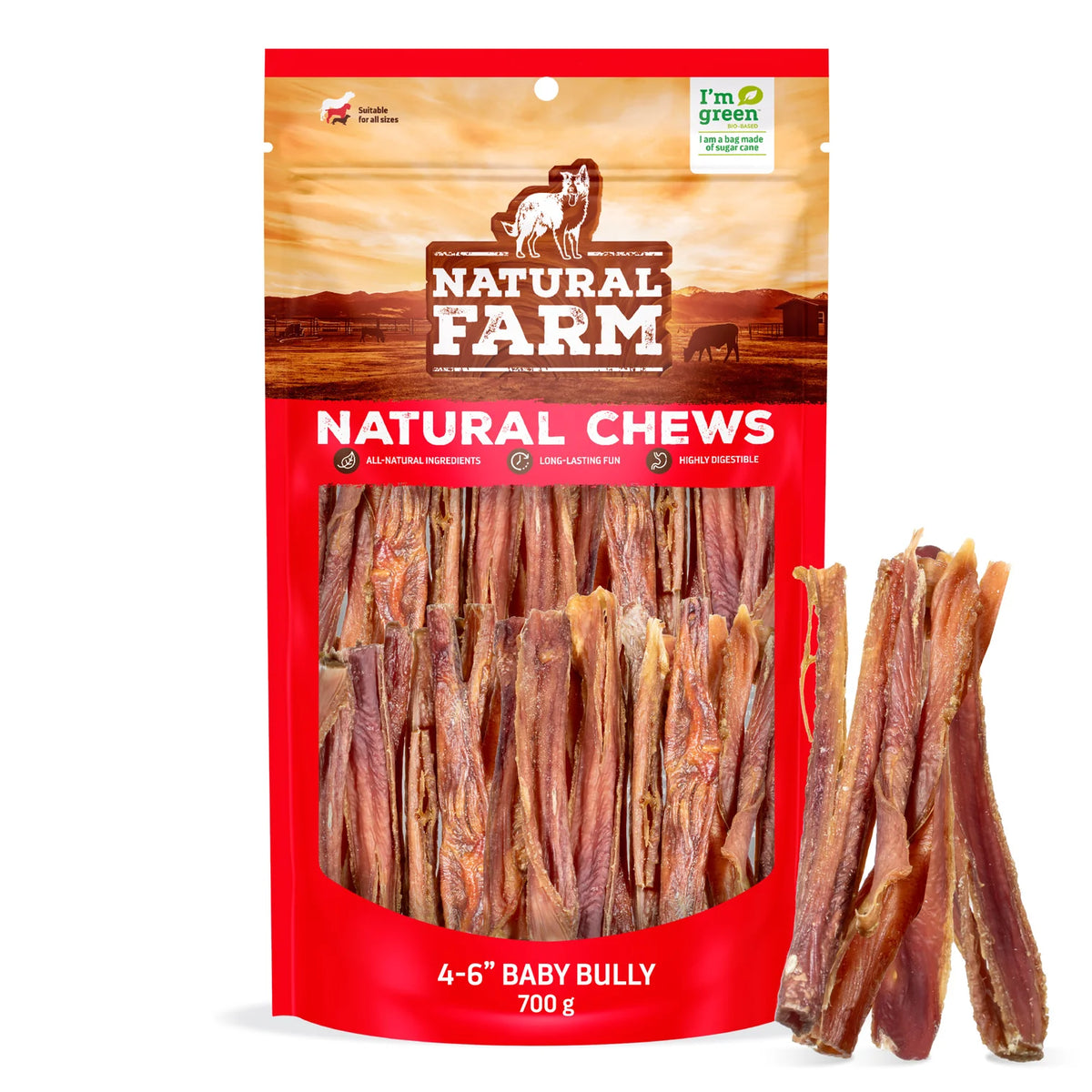 Natural Farm Dog Treat Baby Bully Bites 700g