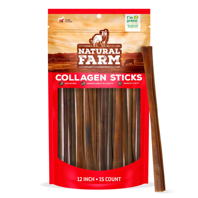 Natural Farm Dog Treat Collagen Stick Large 15Pack