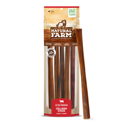 Natural Farm Dog Treat Collagen Stick Large 5Pack