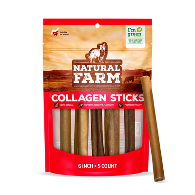 Natural Farm Dog Treat Collagen Sticks Regular 5Pack