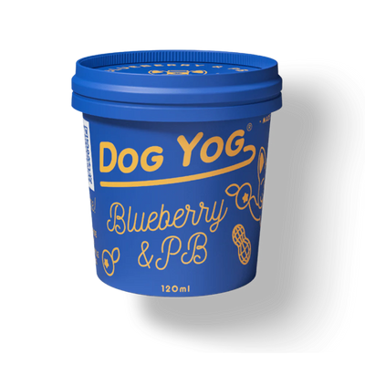 Dog Yog - Ice Cream - Blueberry & Peanut Butter 120ml