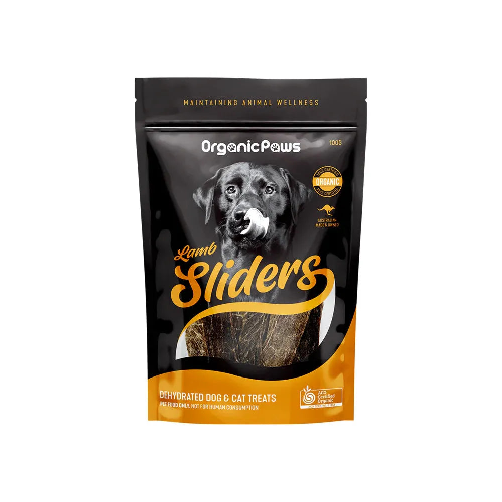 Organic Paws Lamb Sliders Dog Treats