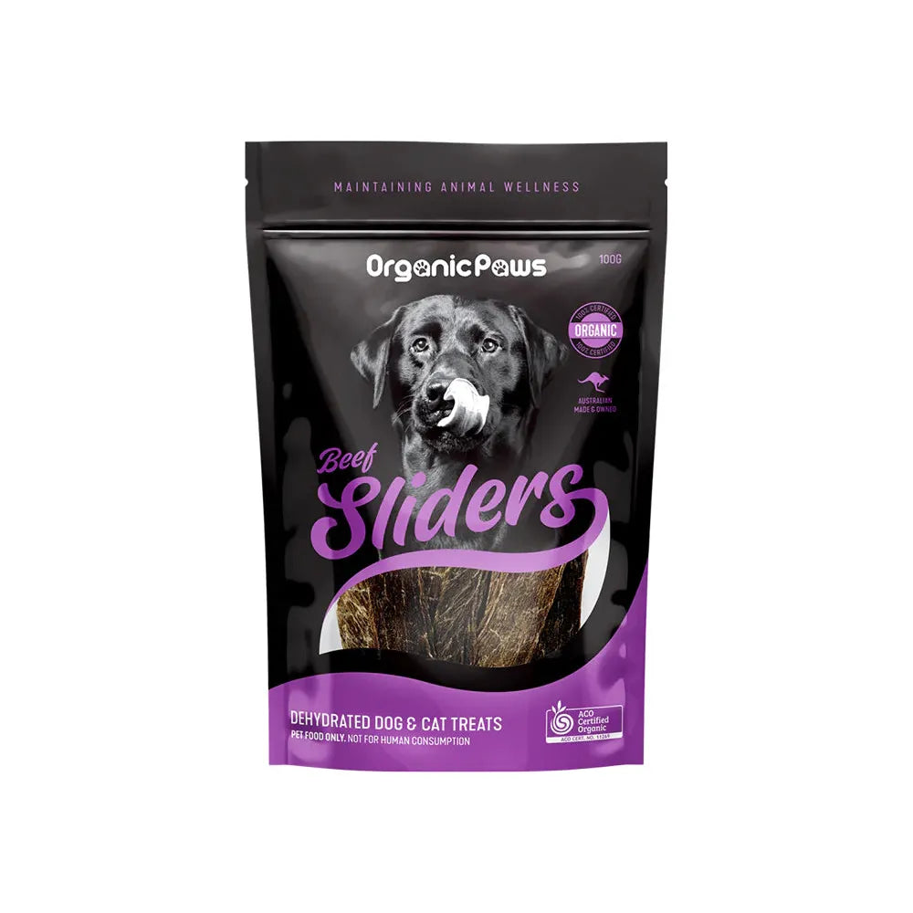 Organic Paws Beef Sliders Dog Treats