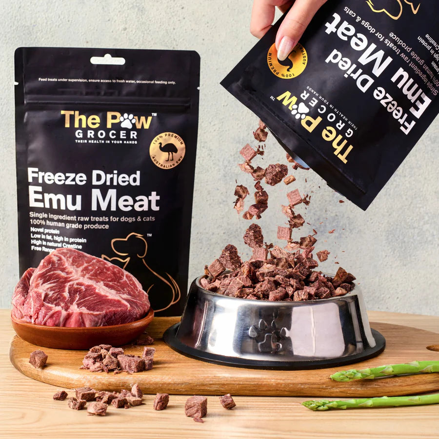The Paw Grocer - Freeze Dried Emu Meat 72g