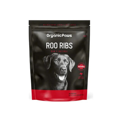 Organic Paws Roo Ribs Raw Raw Bones 1kg