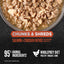ORIJEN Cat Wt Food CHUNKS & SHREDS - SALMON & CHICKEN ENTRÉE