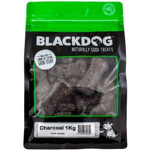 BLACKDOG Dog Treats Premium Biscuits Charcol 1Kg