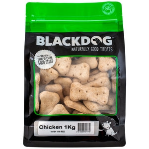 BLACKDOG Dog Treats Premium Biscuits Chicken 1Kg