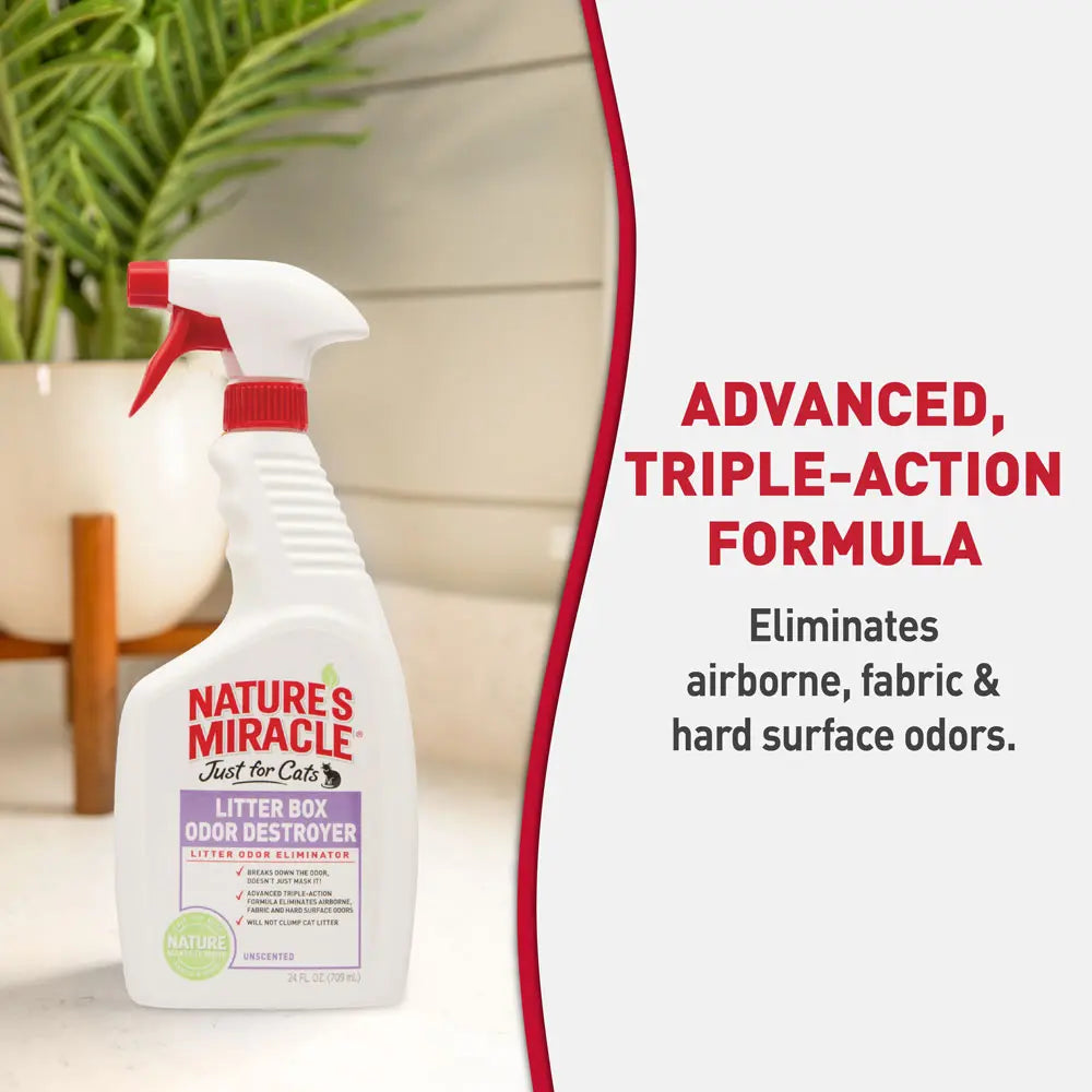 Nature's Miracle Cat Litter Box Odor Destroyer 709ml