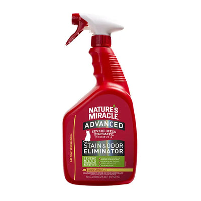 Nature's Miracle Advanced Stain and Odor Eliminator for Cats - Sunny Lemon 946ml