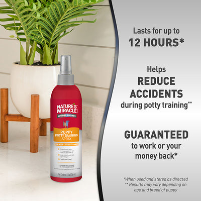 Nature's Miracle Advanced Platinum Puppy Potty Training Spray 236ml