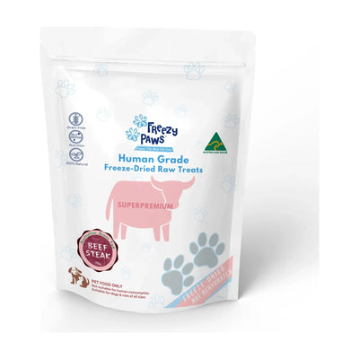 Freezy Paws - Freeze-Dried Raw Grass Fed Beef Steak Treats 70g