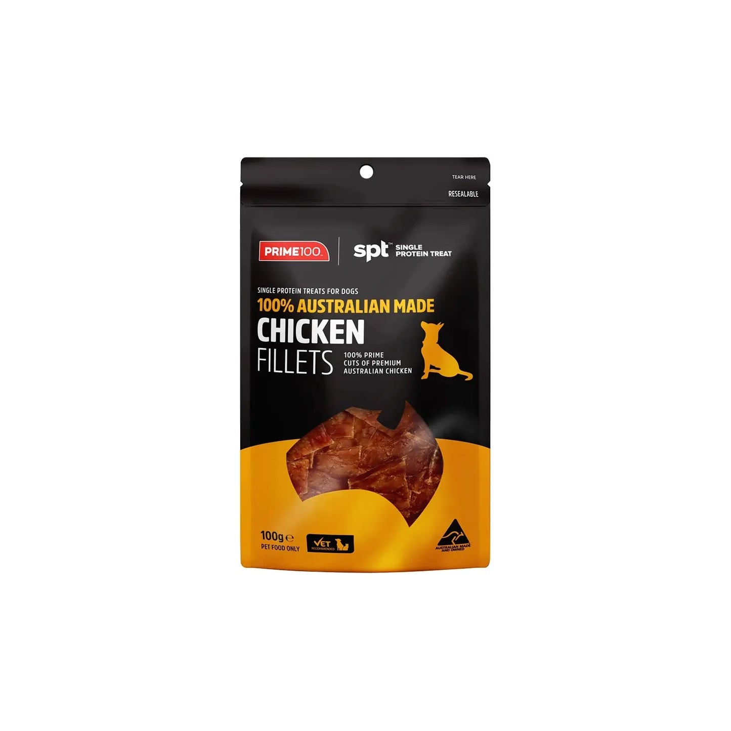 Prim100 - SPT™ Fillet Chicken Dog Treats 100g