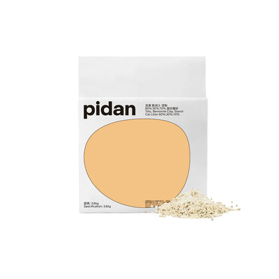 PIDAN Composite Cat Litter 3.6Kg (Tofu Litter 60%+Bentonite Clay 30%+Starch Litter 10%)