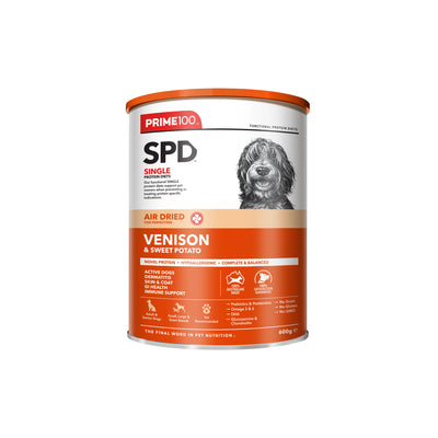 Prime100 Dog Dry Food - SPD™ Air Dried Venison & Sweet Potato