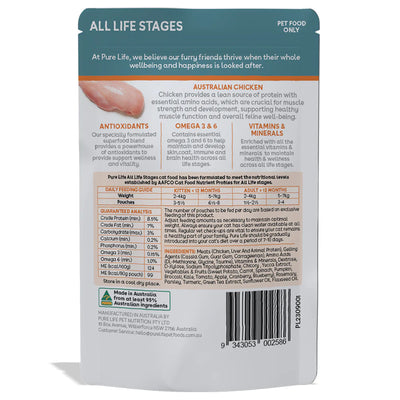 Pure Life Cat Wet Food Australia Chicken Pate