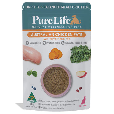 Pure Life Kitten Wet Food Australia Chicken Pate
