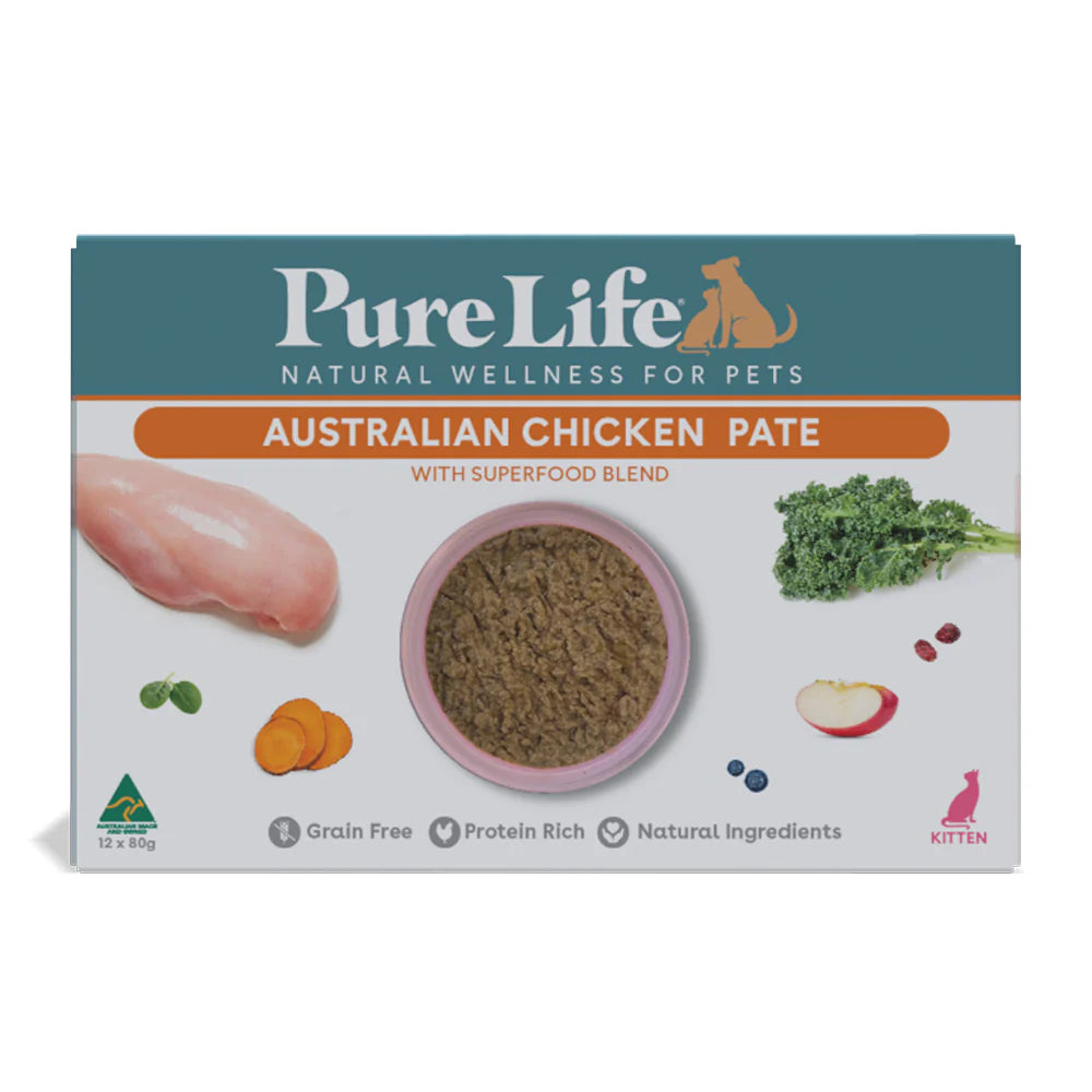 Pure Life Kitten Wet Food Australia Chicken Pate