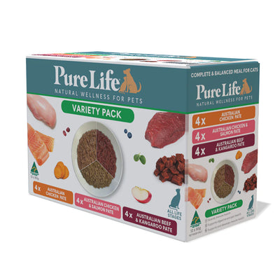 Pure Life Cat Wet Food Variety Pack 80g x 12