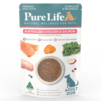 Pure Life Dog Wet Food Australia Chicken & Salmon Pate