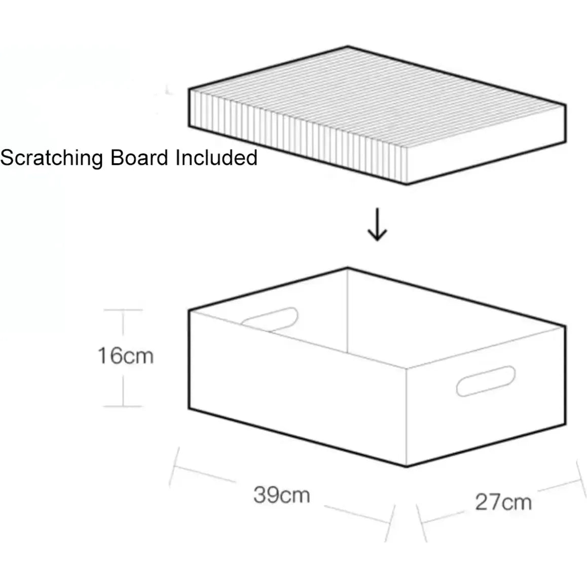 PURROOM Cat Scratching Box - Chick