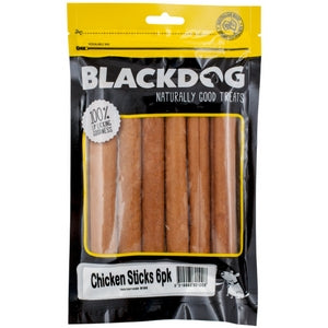 BLACKDOG Dog Treats Chicken Sticks 6PK